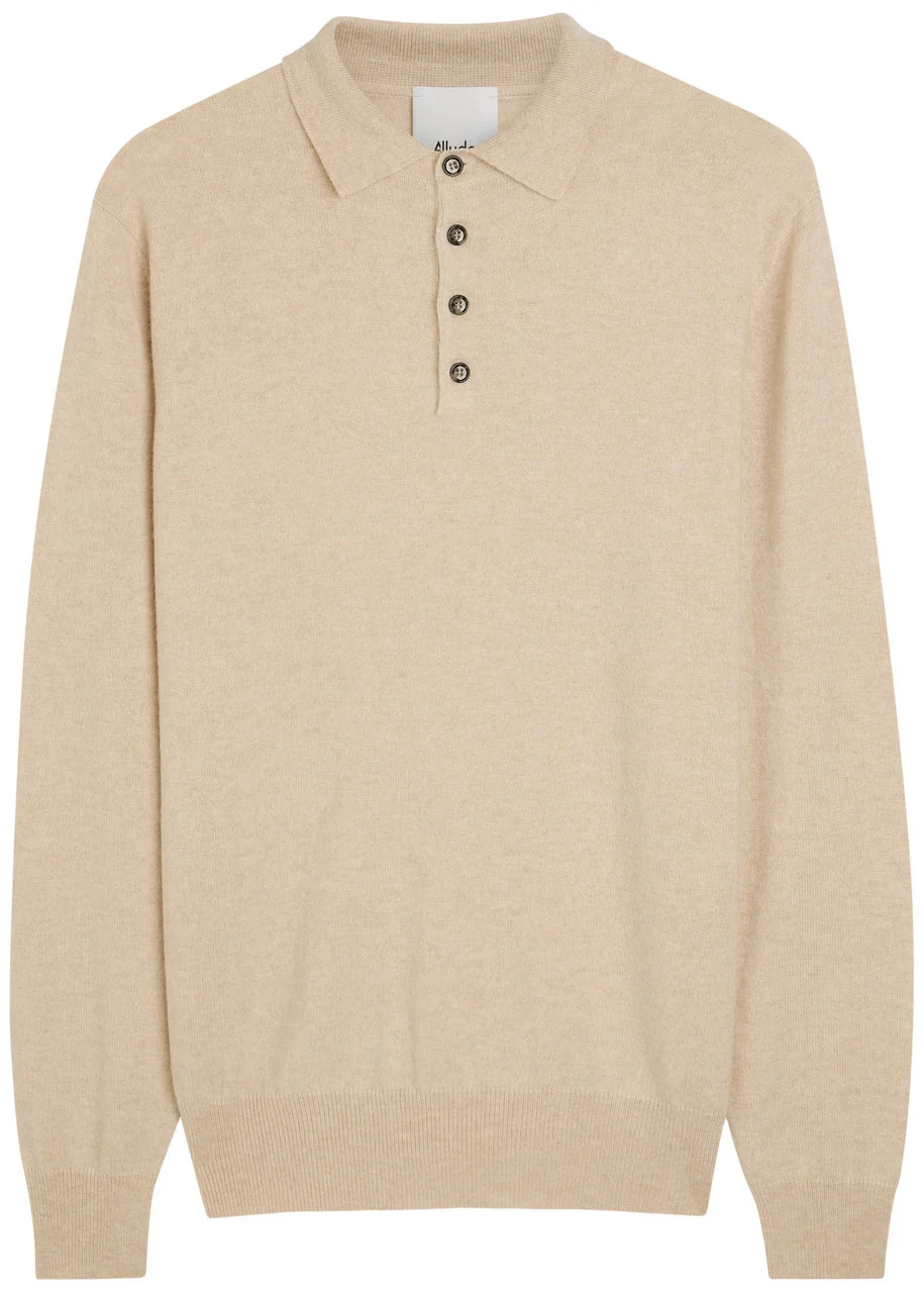 Allude Cashmere Polo Shirt - 1