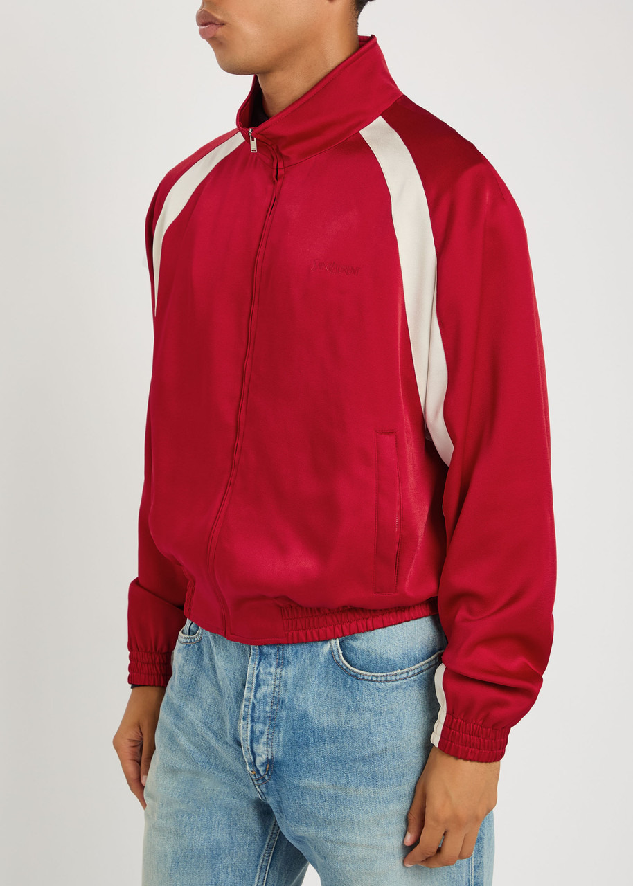 Saint Laurent Satin-crepe Track Jacket - 2