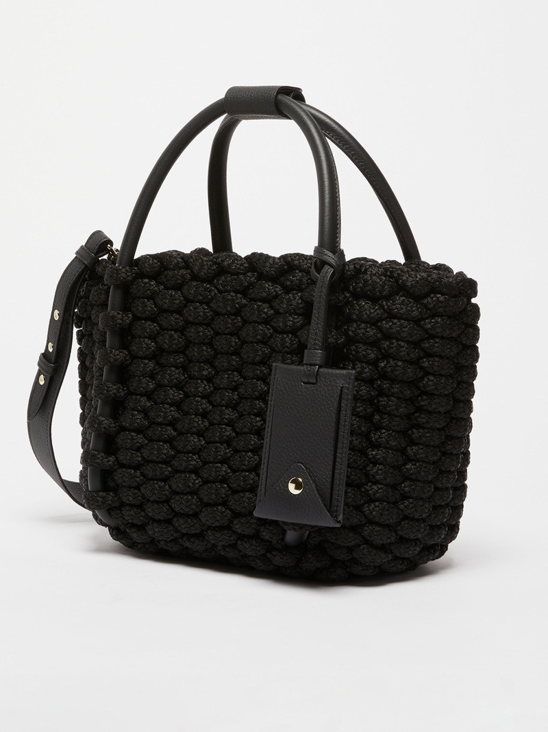 Max Mara MARINEROPE Cord tote bag outlook