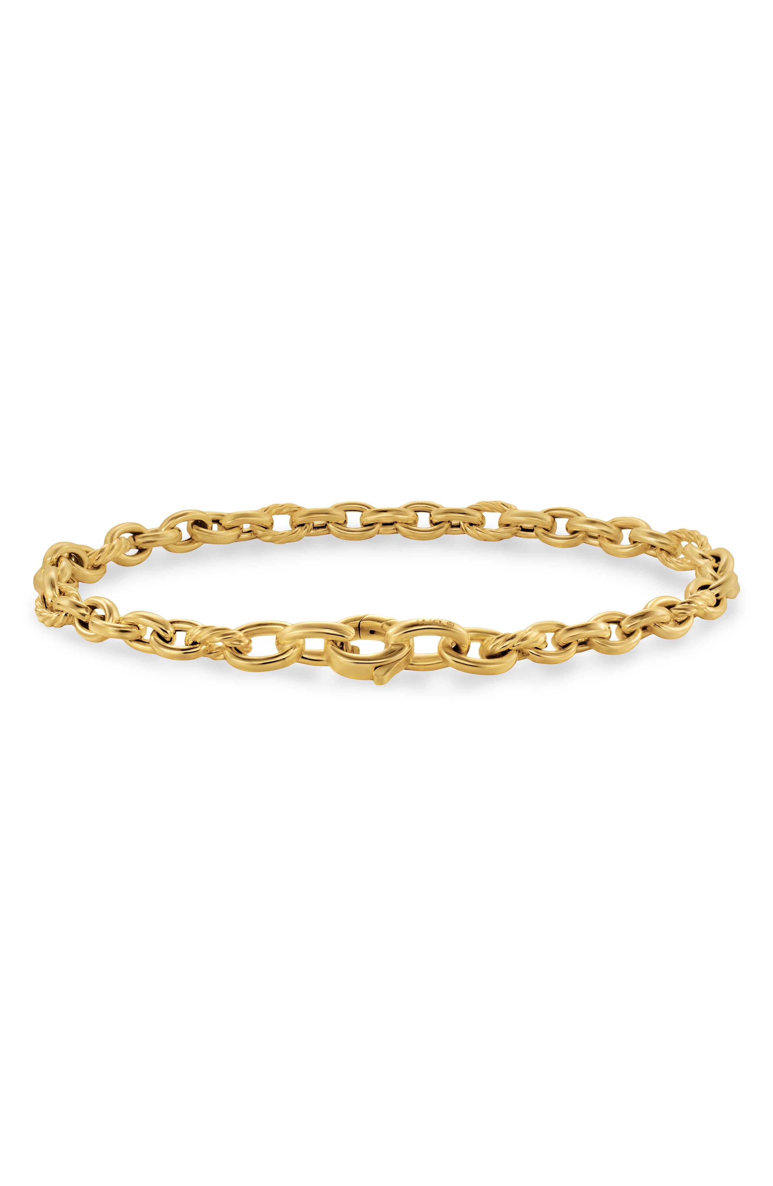 David Yurman DY Mercer® Petite Chain Bracelet in 18K Yellow Gold, 4.5mm in 18K Gold at Nordstrom - 6