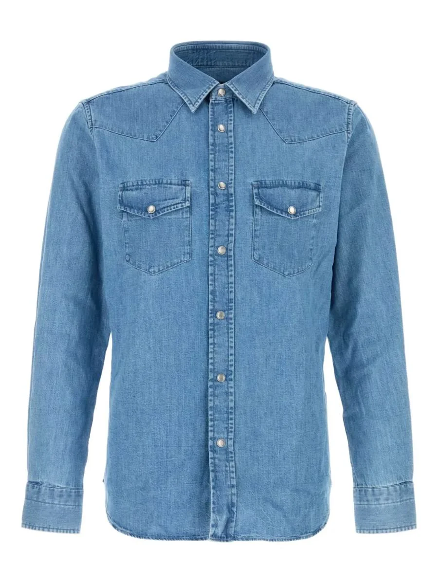 Tom Ford Slim-Fit Denim Shirt - 1