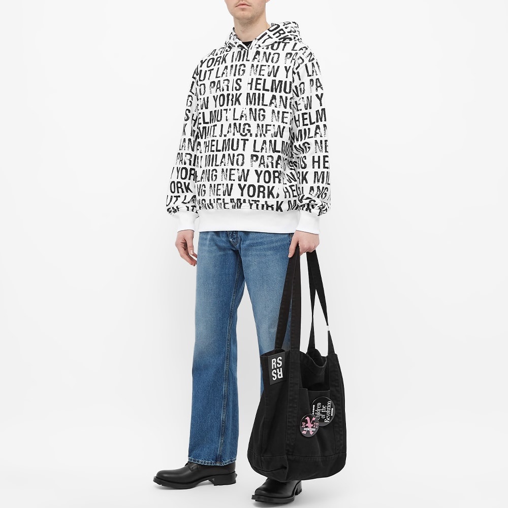 Helmut Lang All Over Logo Popover Hoody - 6