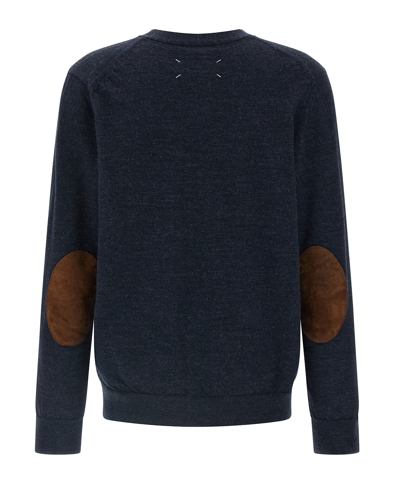 Suede Patch Cardigan - 2