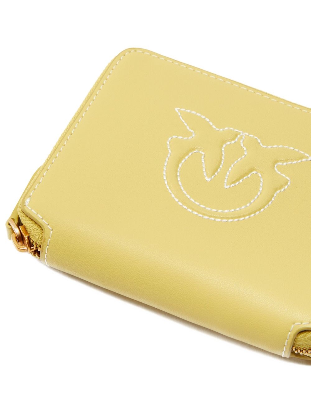 logo-embossed zip-around wallet - 4