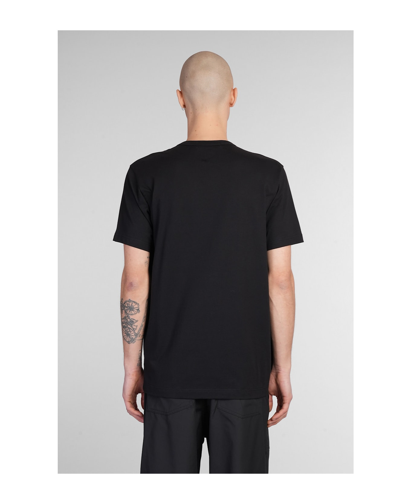 T-shirt In Black Cotton - 3