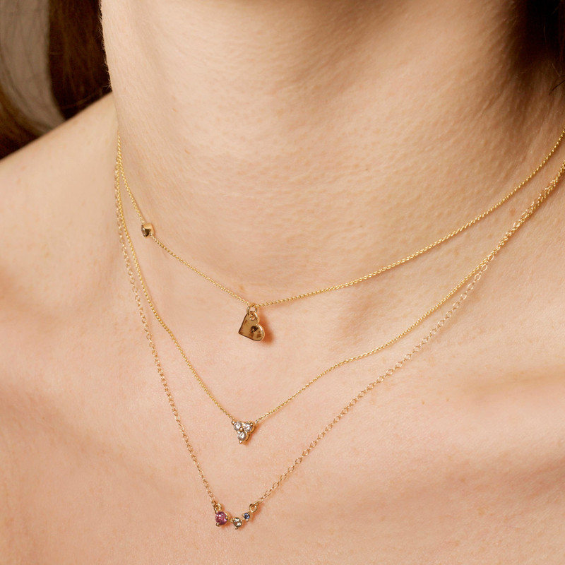 Diamond Triad Necklace 6