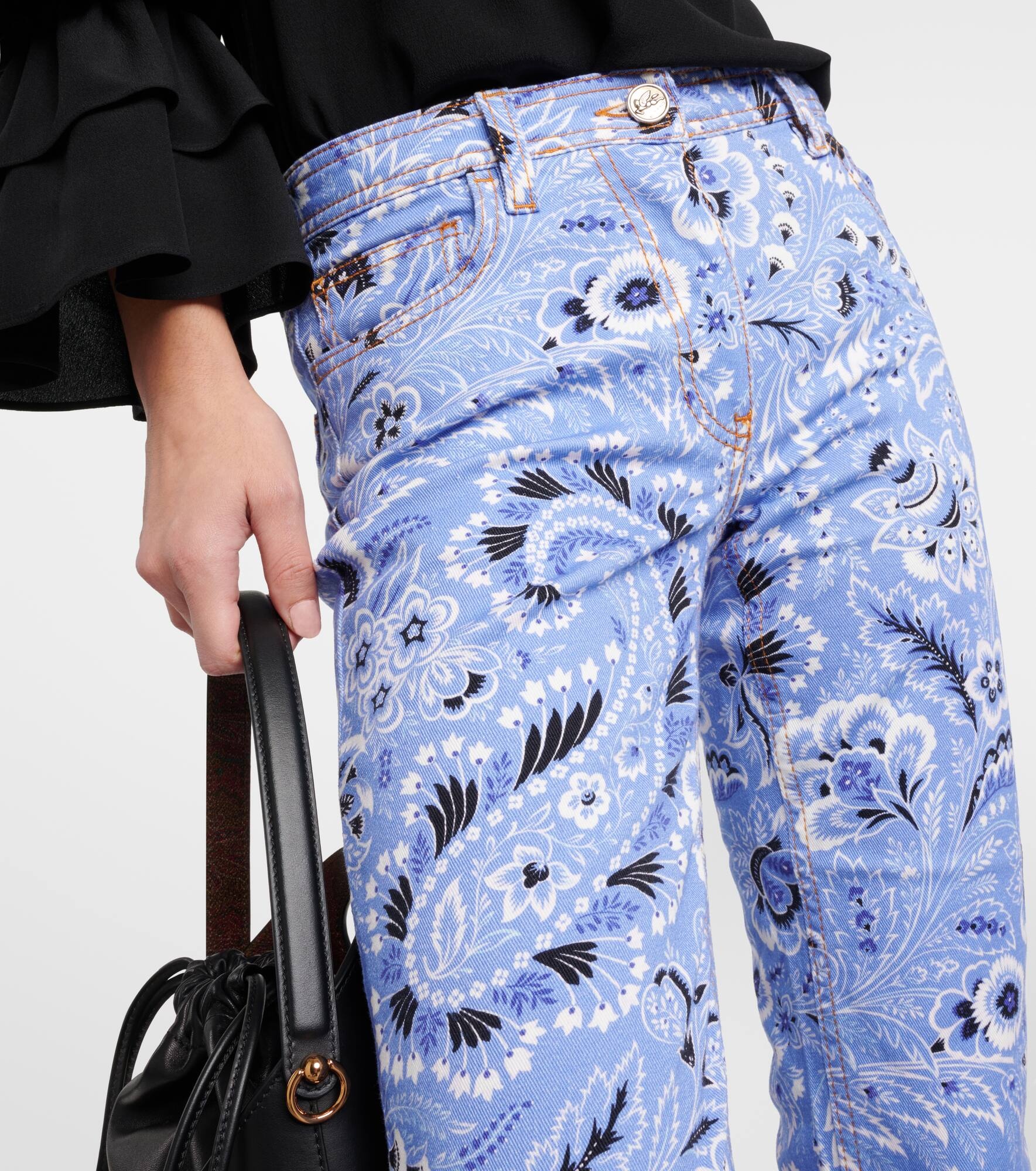 High-rise printed skinny jeans - 4