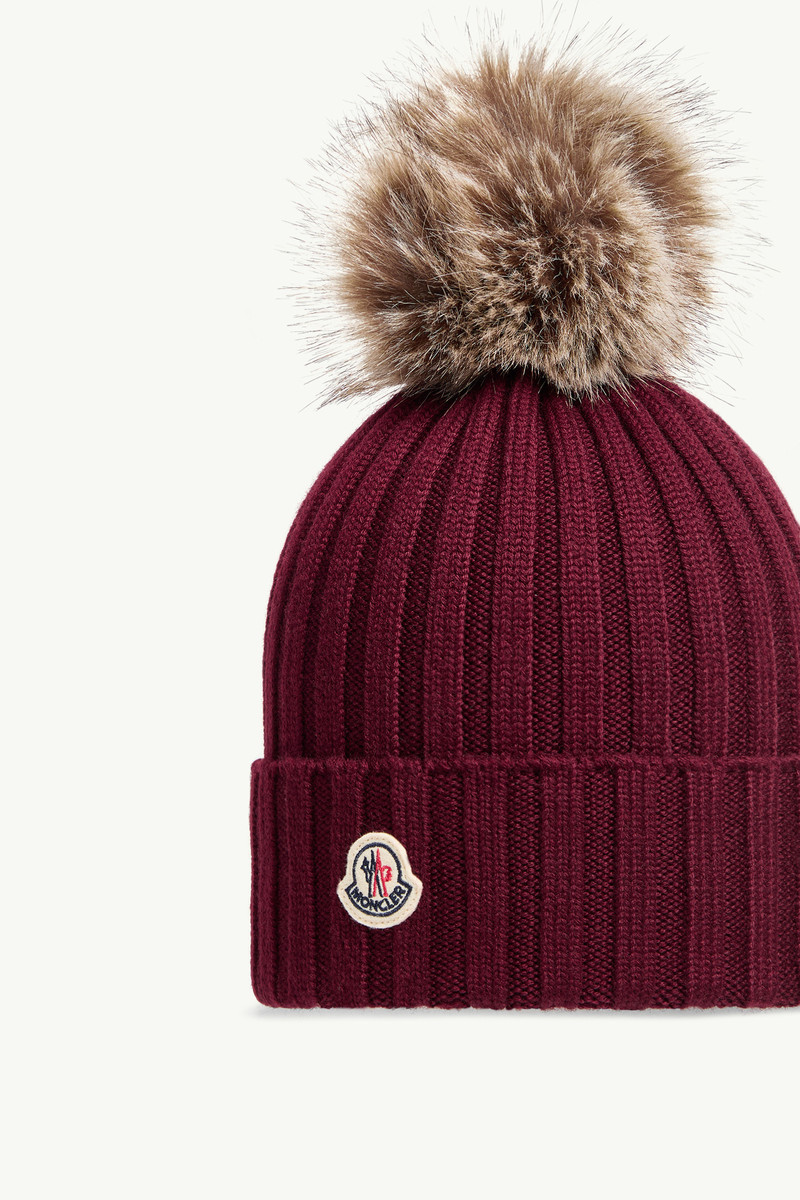 Wool Beanie with Pom Pom 3