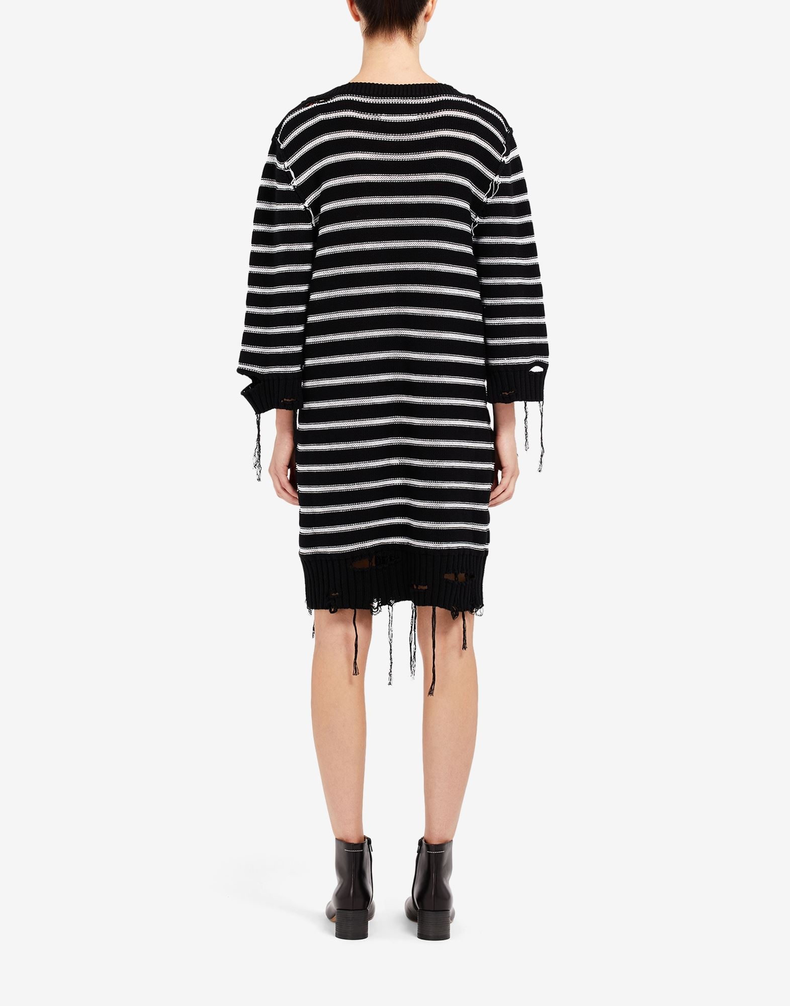 Distressed knit dress - 4