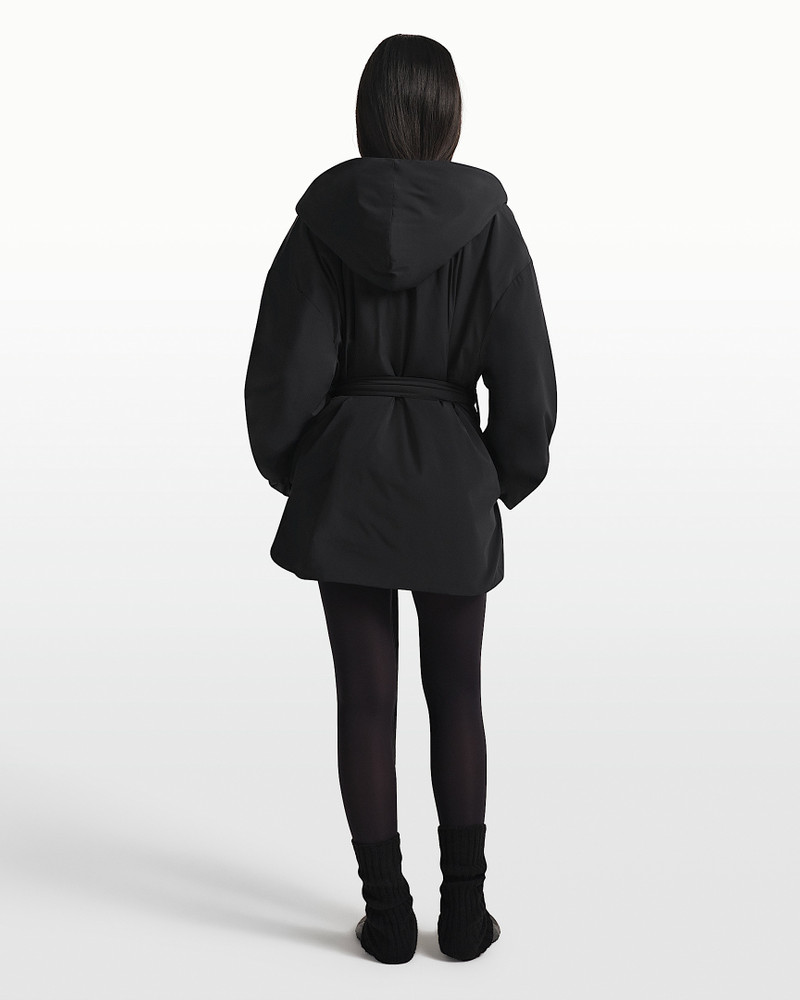 NikeSKIMS Woven Nylon Women's Wrap Coat 5