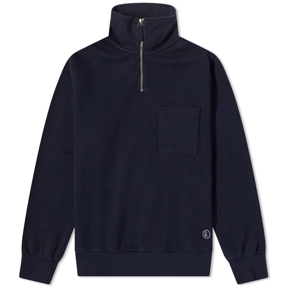 Universal Works Quarter Zip Sweat - 1