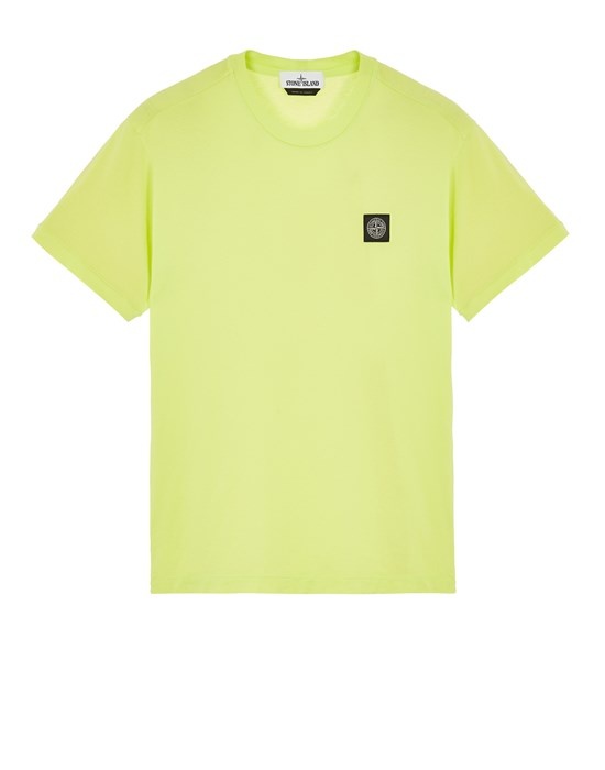 24113 GARMENT-DYED 60/2 COTTON JERSEY  LEMON - 1