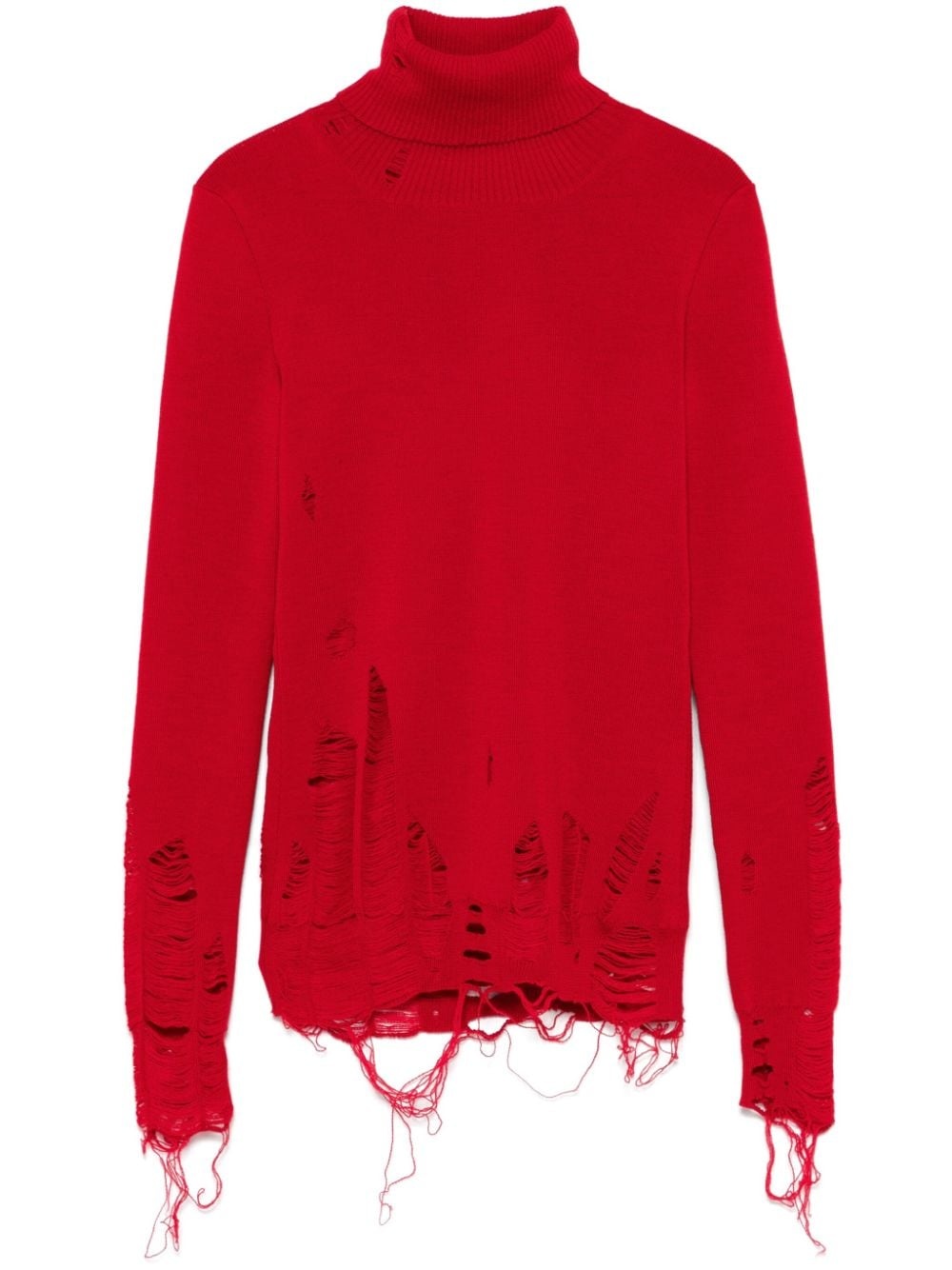 distressed sweater - 1