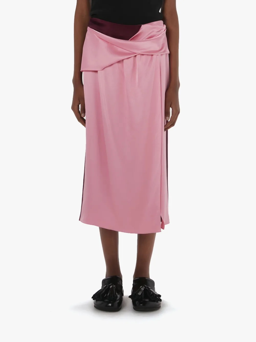 TWISTED MIDI SKIRT - 2
