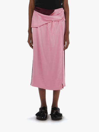 JW Anderson TWISTED MIDI SKIRT outlook