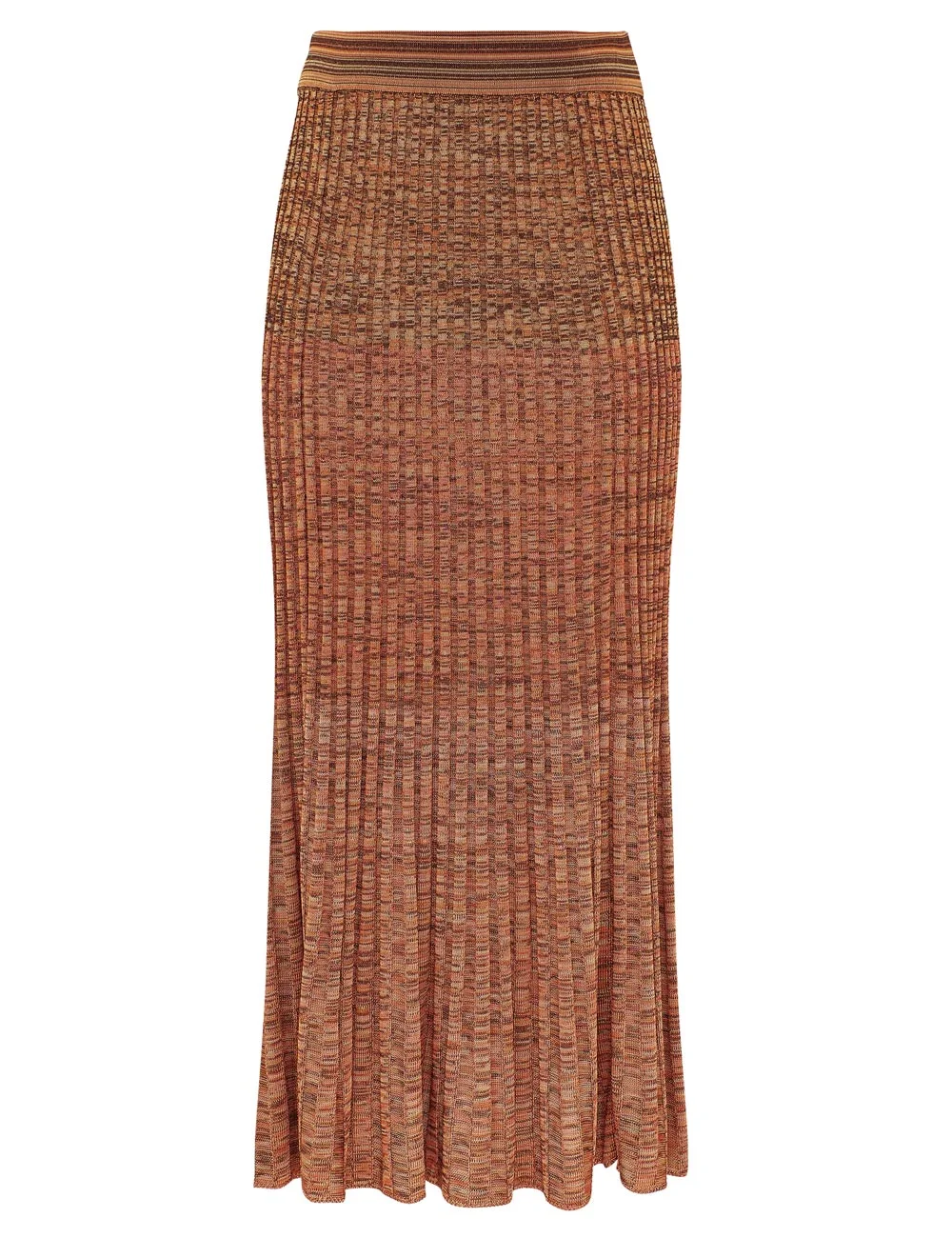 MOULINE RIB MIDI SKIRT - 1