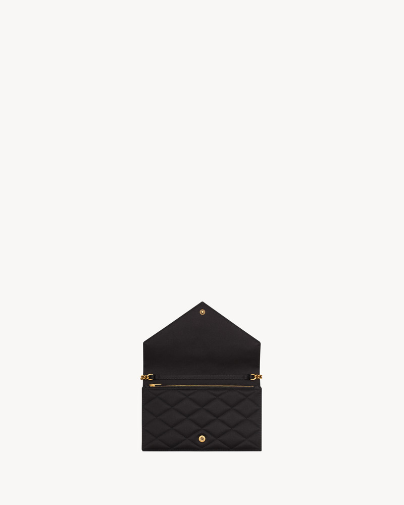 PARIS CHAIN WALLET IN SATIN 5