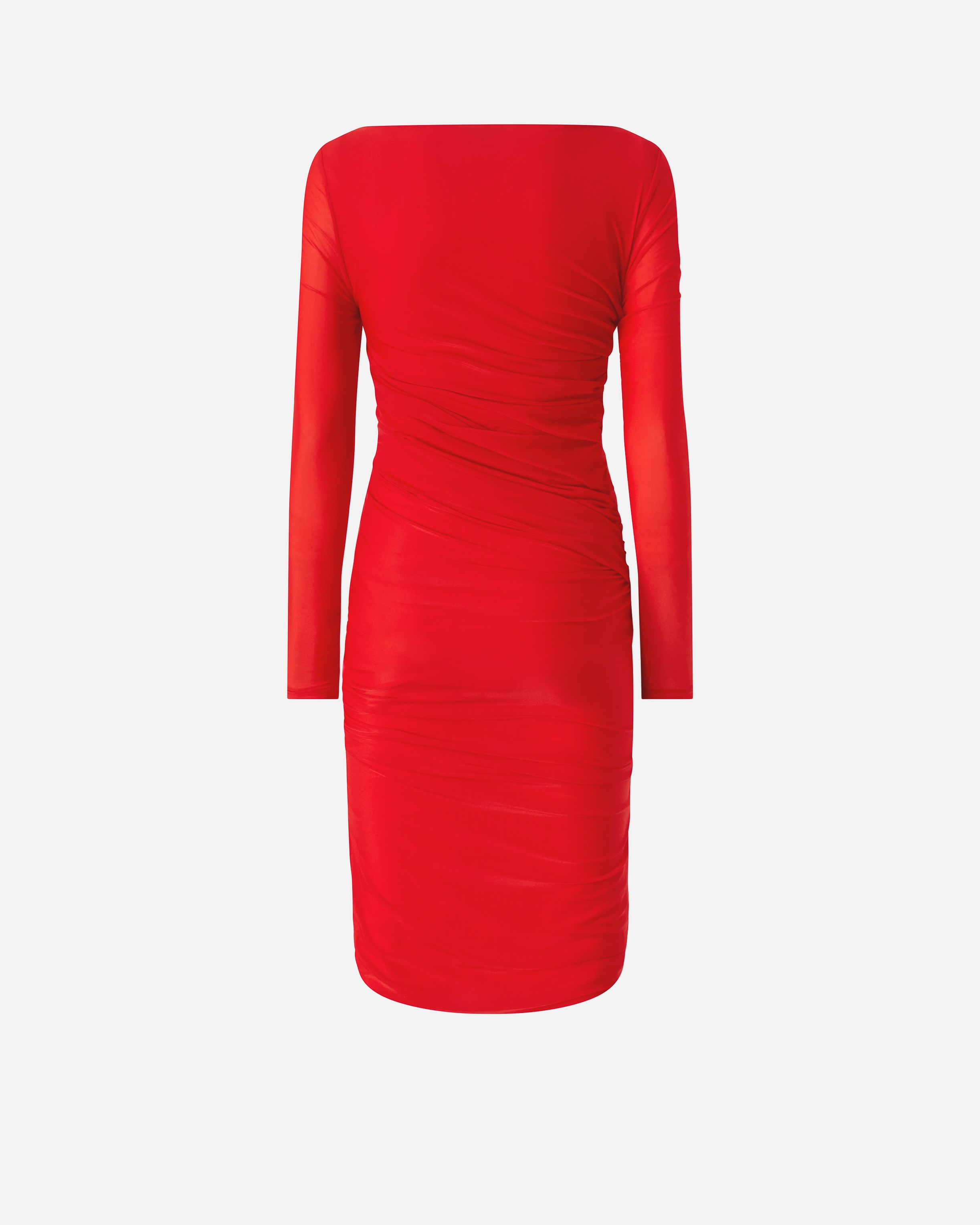 FITTED JERSEY MIDI DRESS - 6