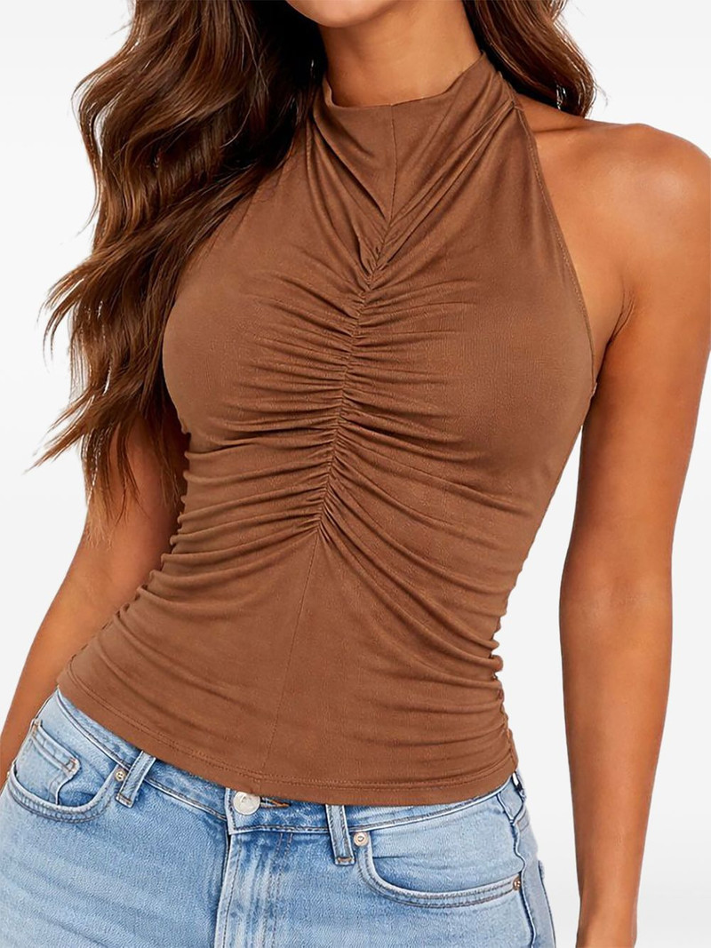 ATLEIN funnel-neck tank top outlook