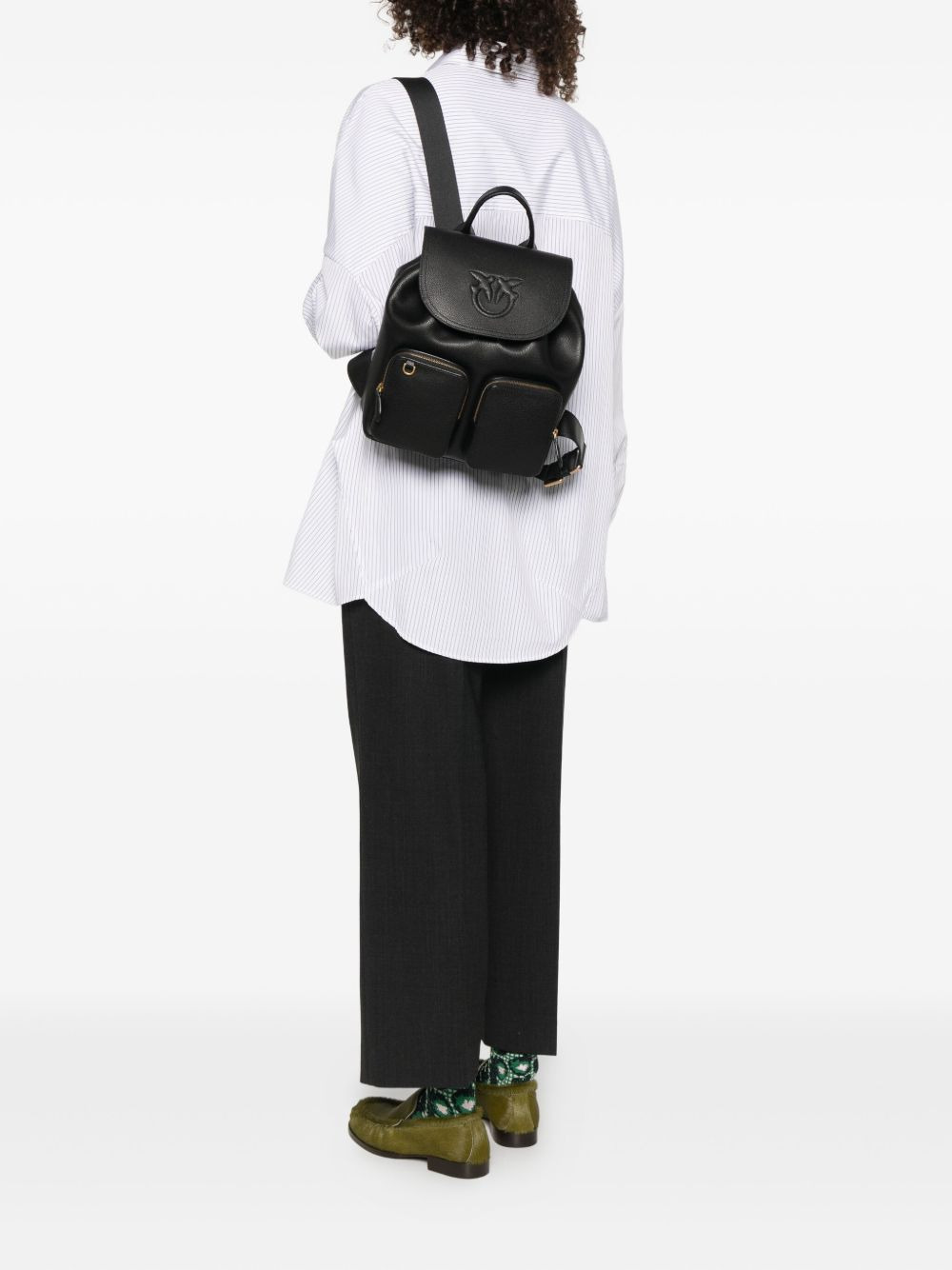 leather backpack - 2