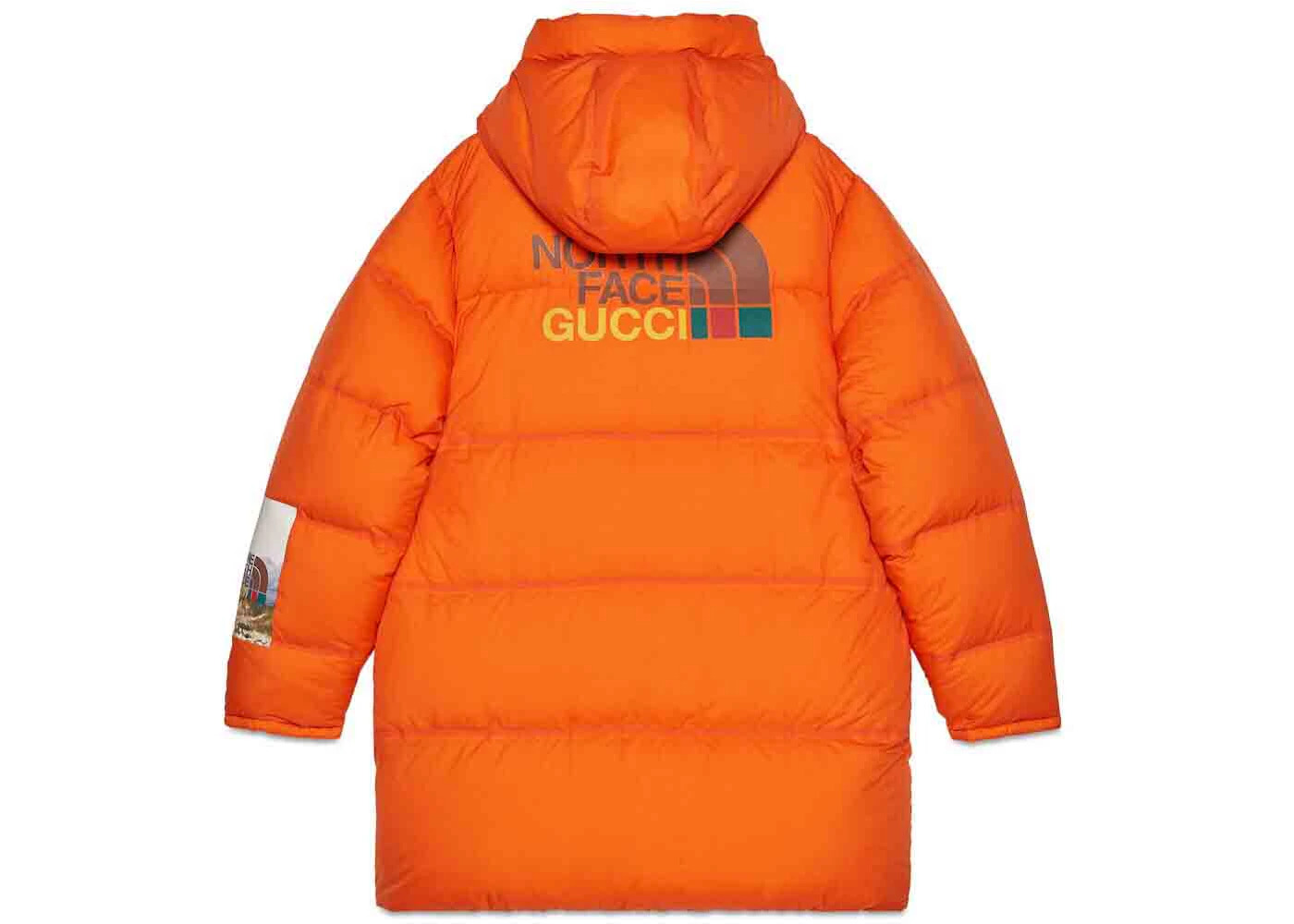 Gucci x The North Face Down Jacket Orange - 2