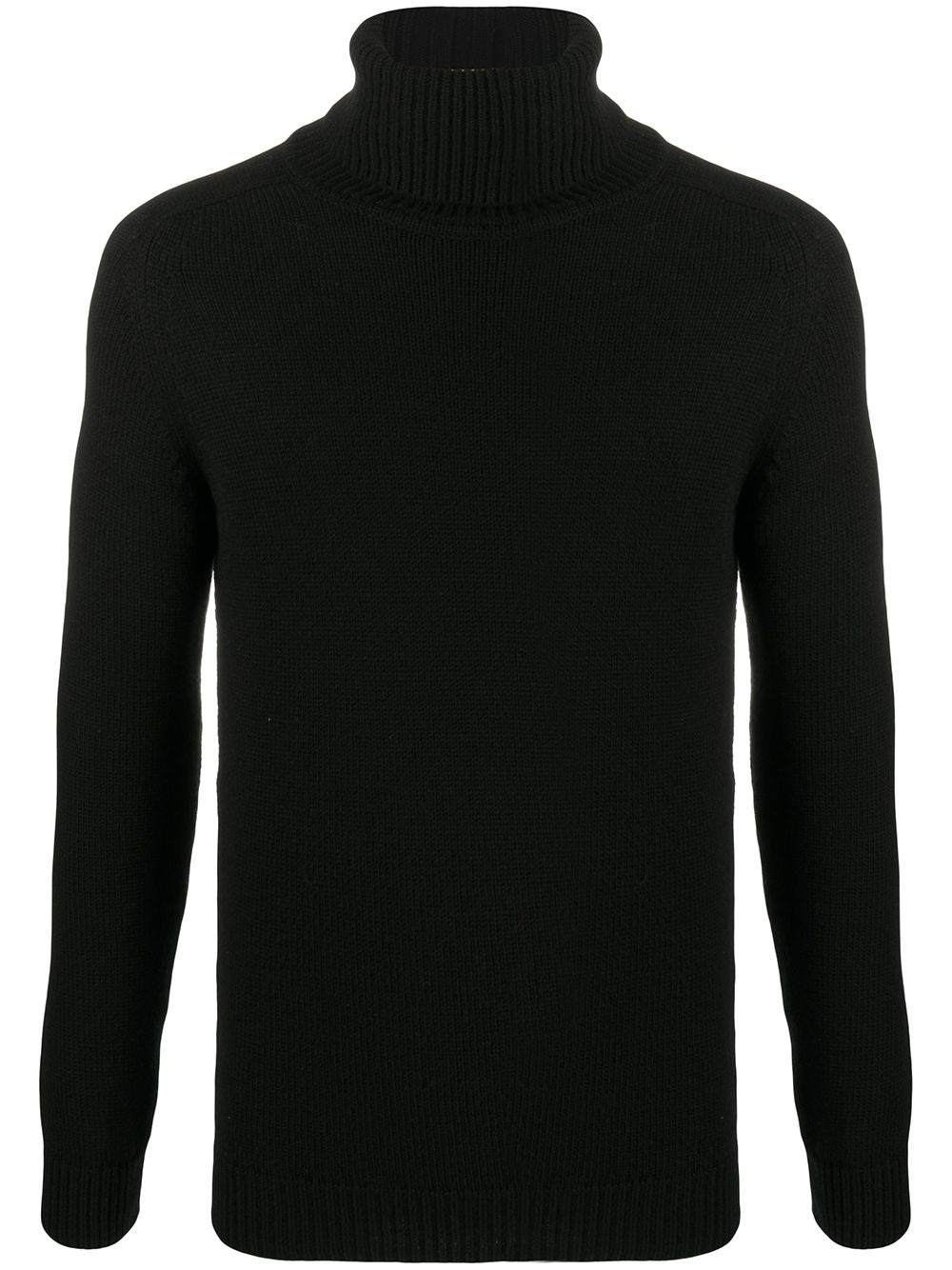 knitted roll neck jumper - 1