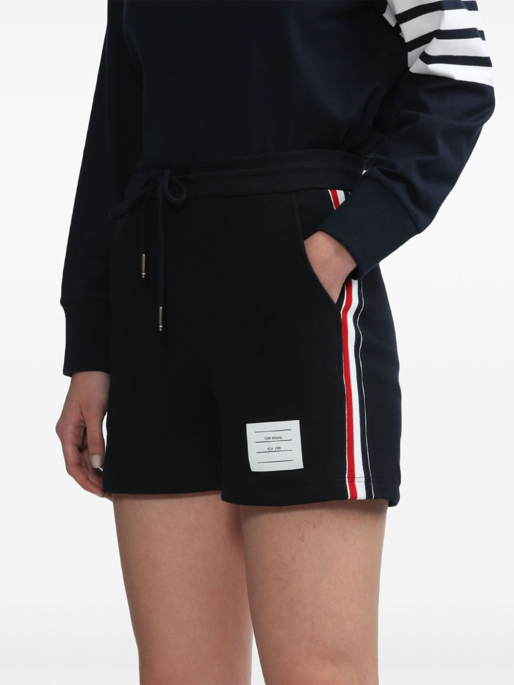 Rwb Stripe Piqué Shorts - 5