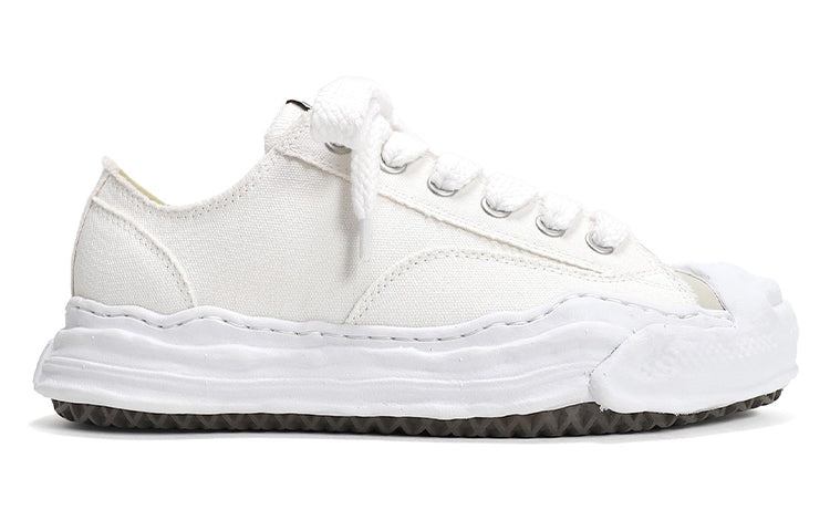Maison MIHARA YASUHIRO HANK OG Sole Canvas Low-top Sneaker 'White' A05FW702-WHT - 2