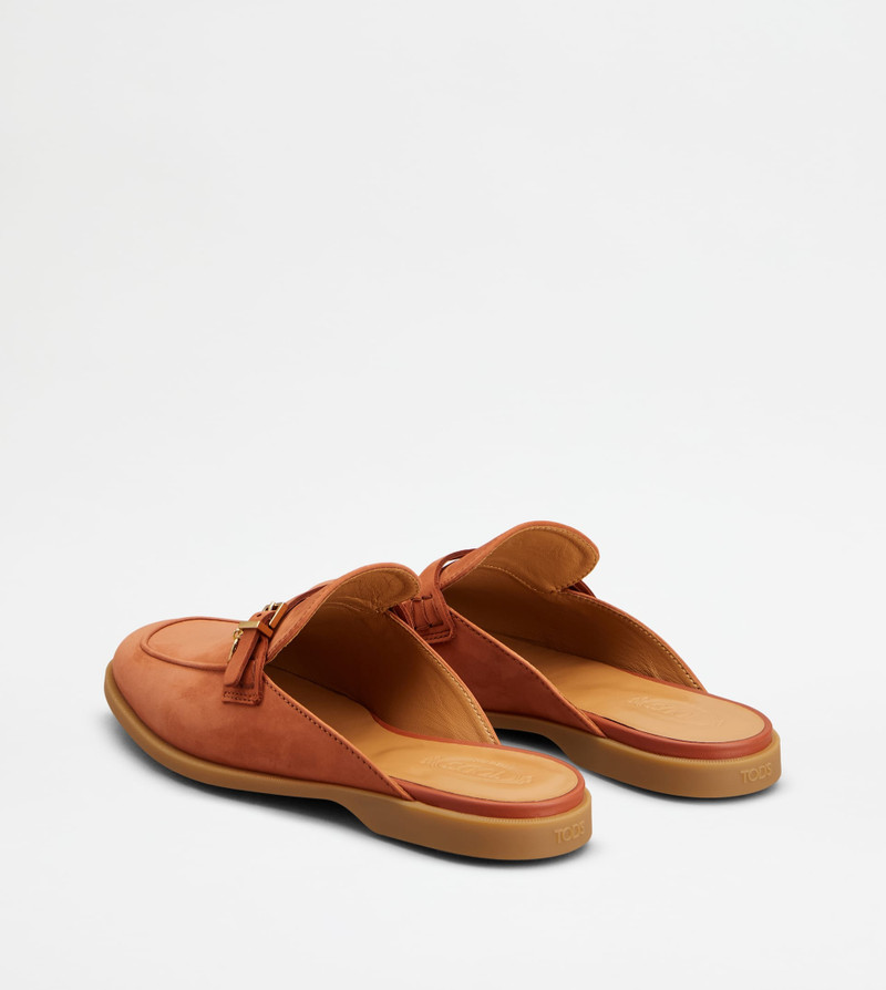 Tod's MULES IN NUBUCK - ORANGE outlook