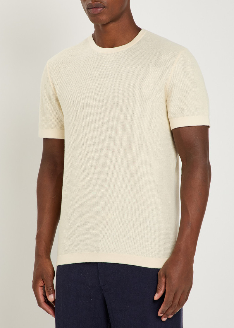 PAIGE Paige Brimmer Waffle T-shirt outlook