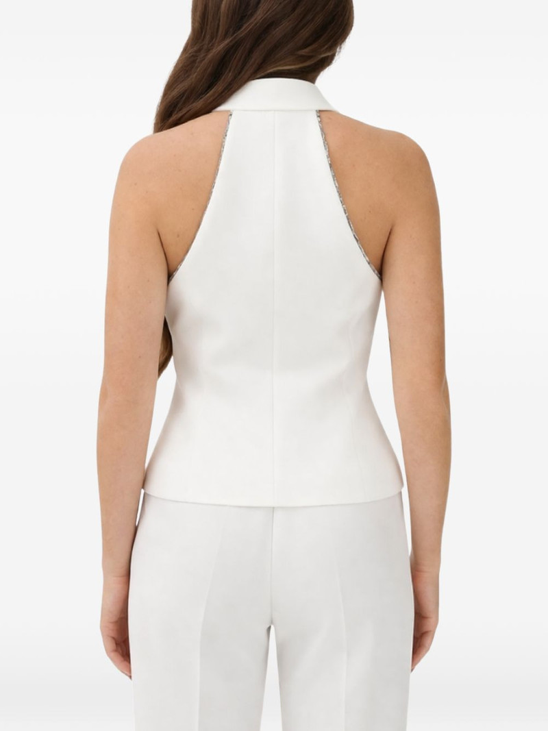 halterneck sleeveless waistcoat 4