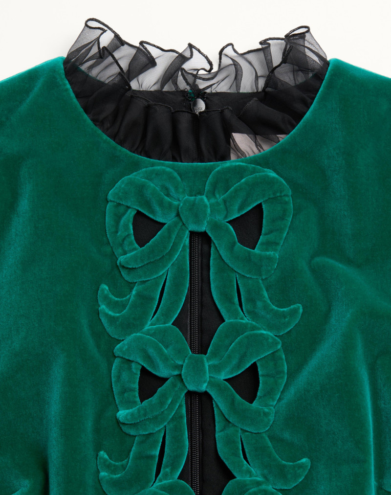 SHORT EMBROIDERED ORGANZA DRESS 10