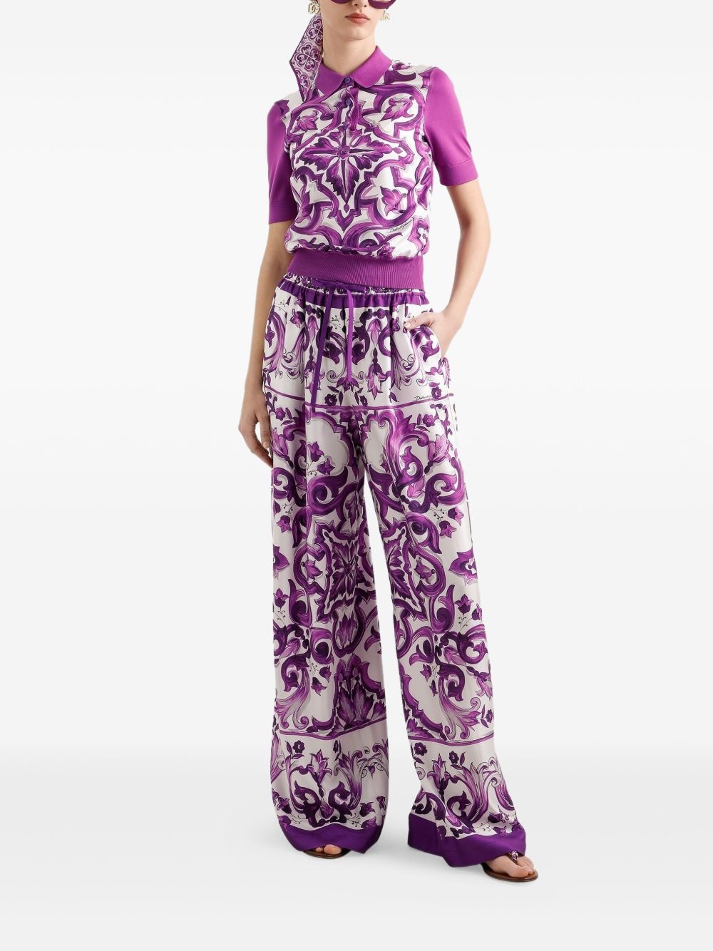 silk trousers - 2