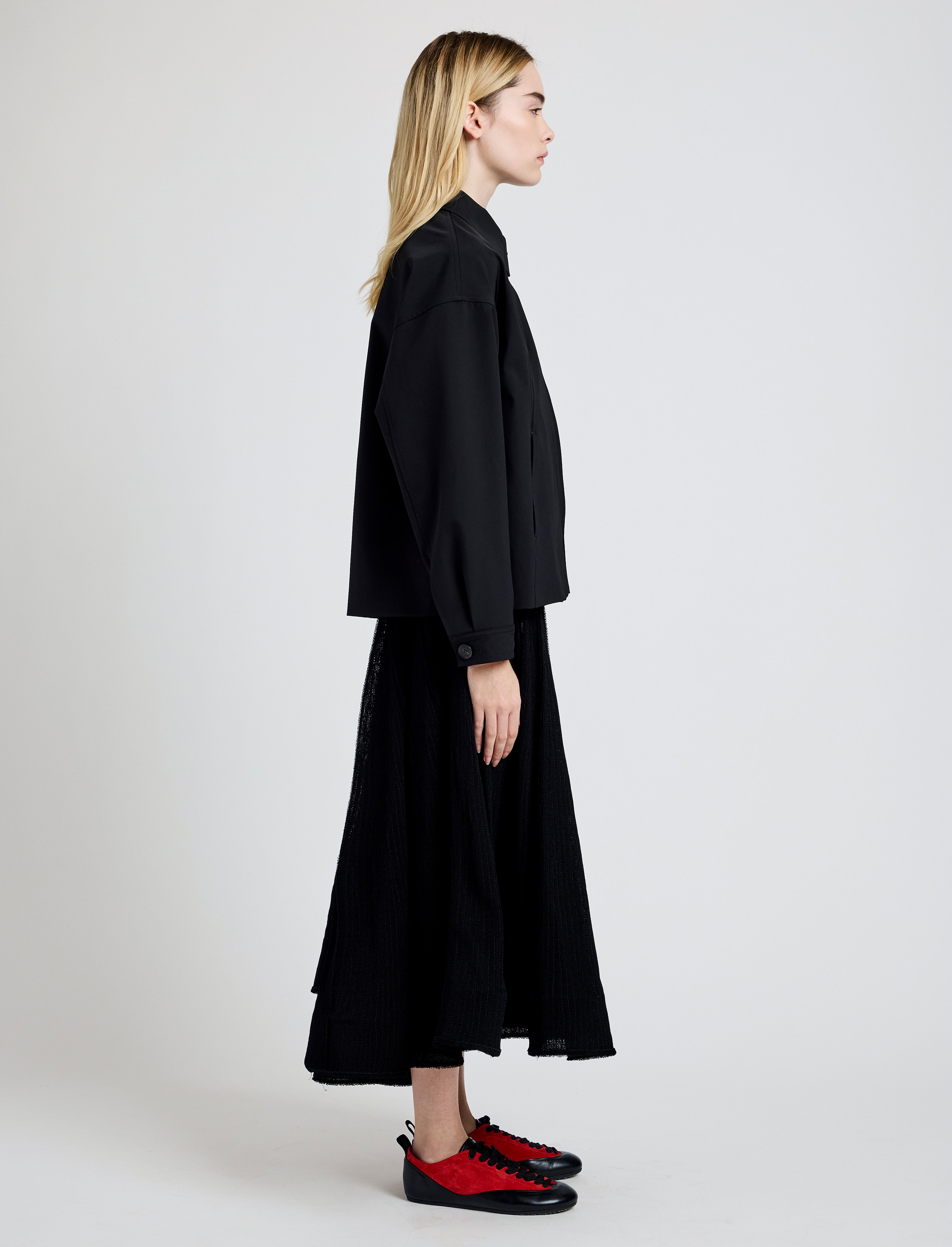 Sibyl Jacket in Stretch Nylon - 4