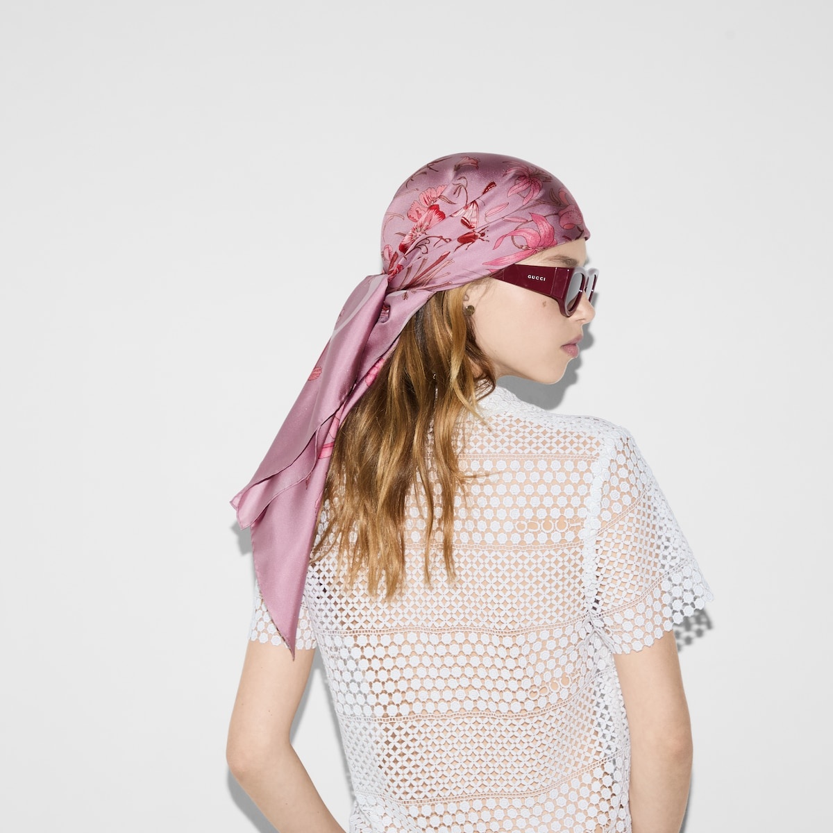 Printed silk carré - 4