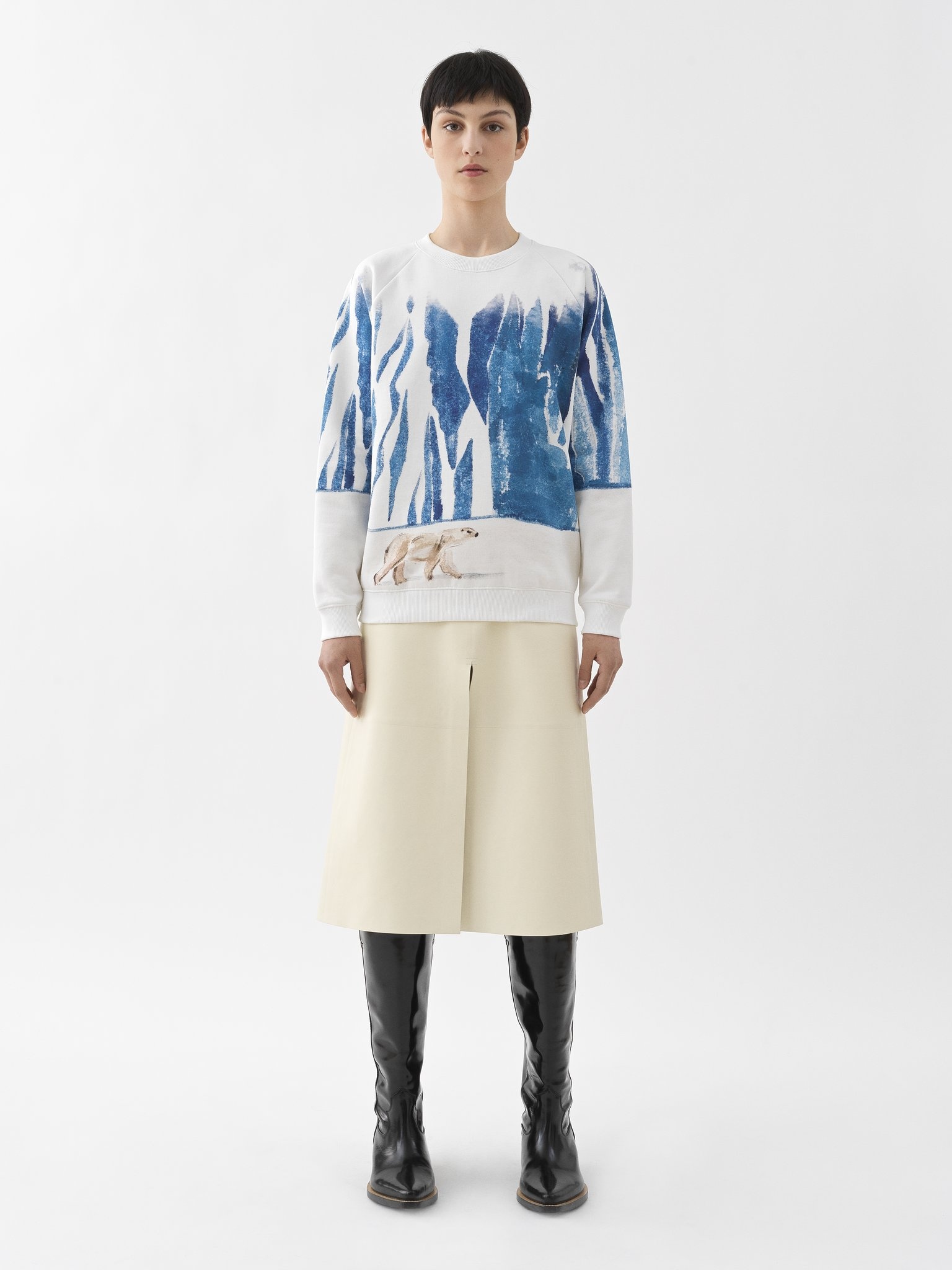 POLAR BEAR PRINTED SWEATER - 2