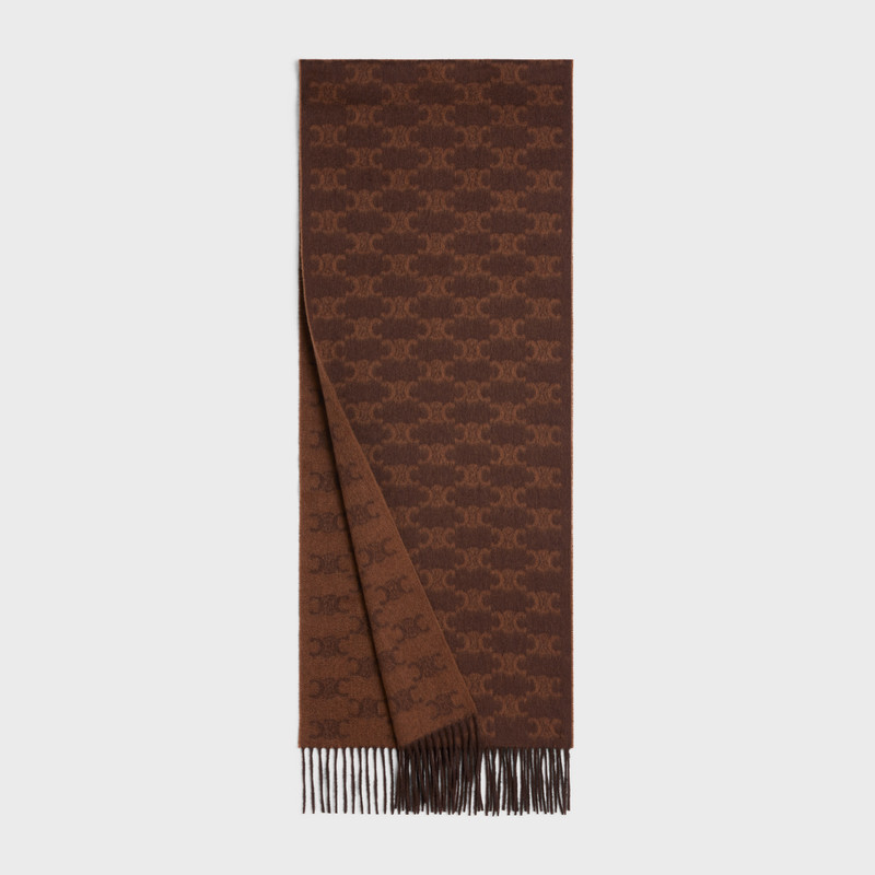 CELINE scarf in monogram cashmere outlook