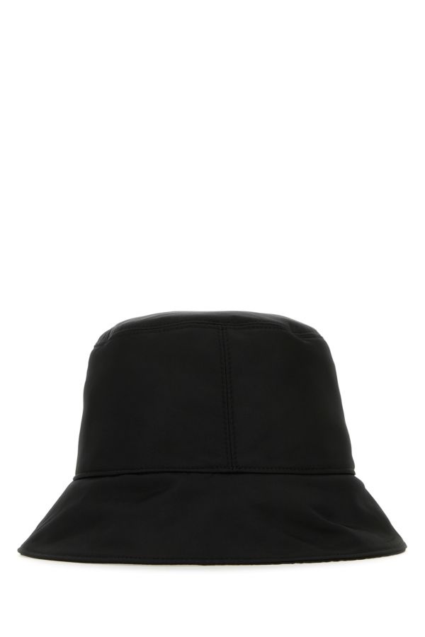 Black polyester bucket hat - 3