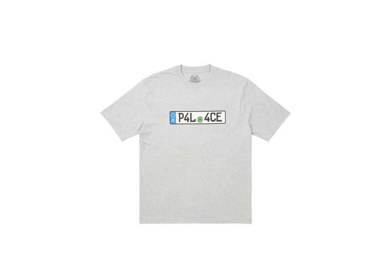 PLATE T-SHIRT GREY MARL - 1