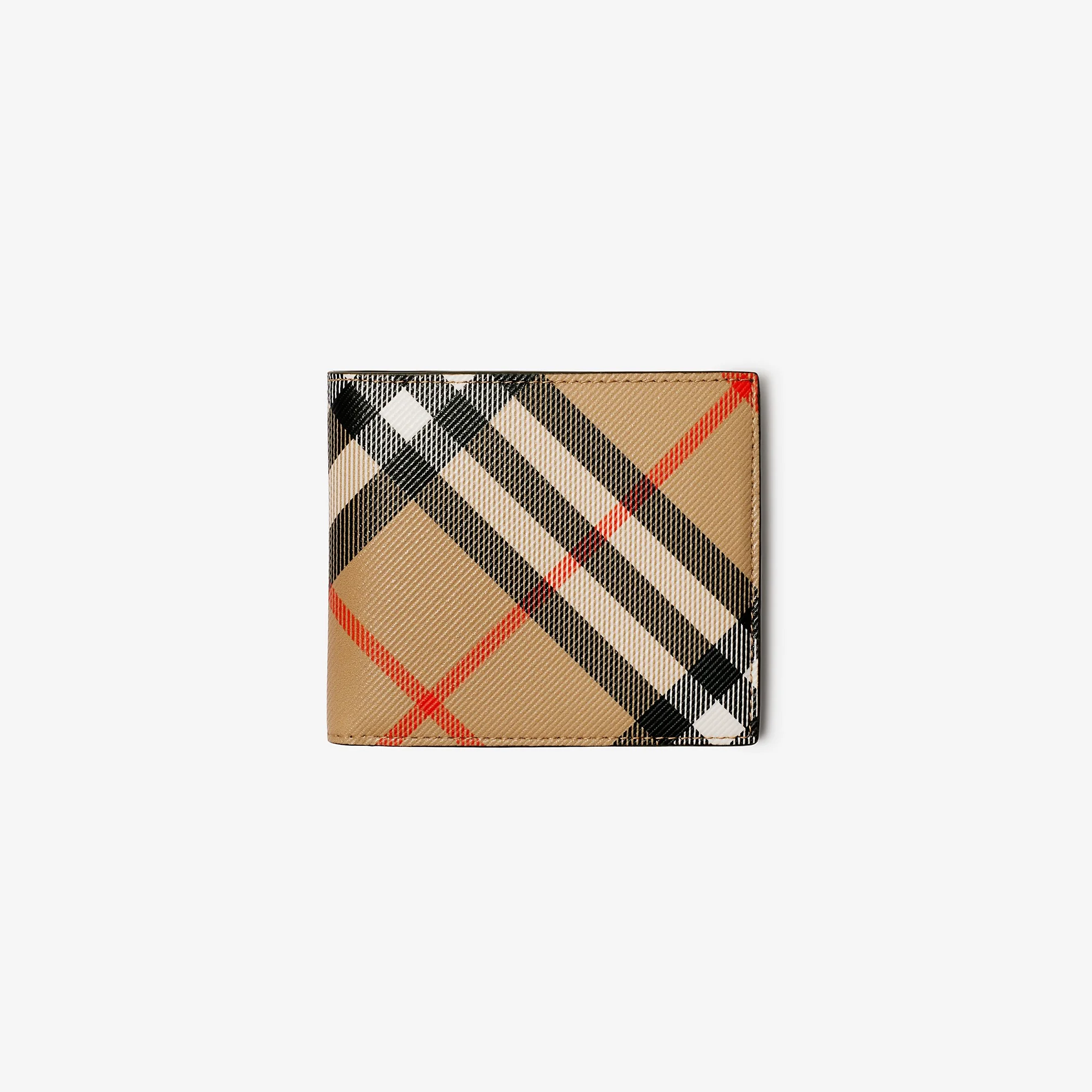 Check Bifold Coin Wallet - 1