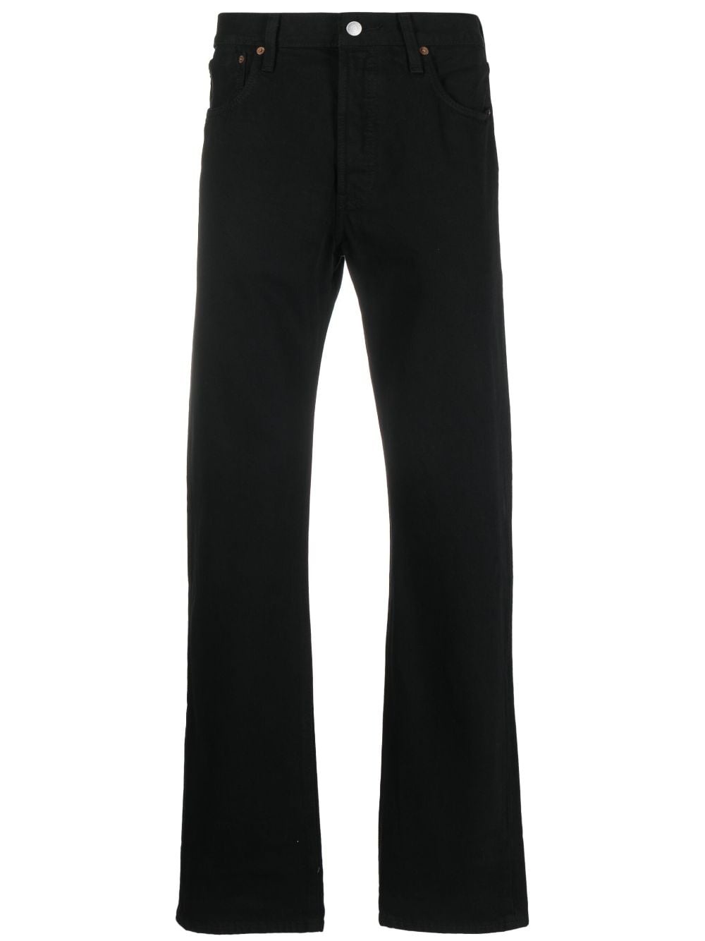 mid-rise straight-leg jeans - 1