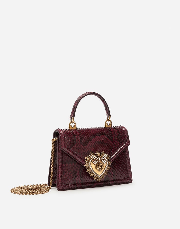 Small Devotion bag in python skin - 3