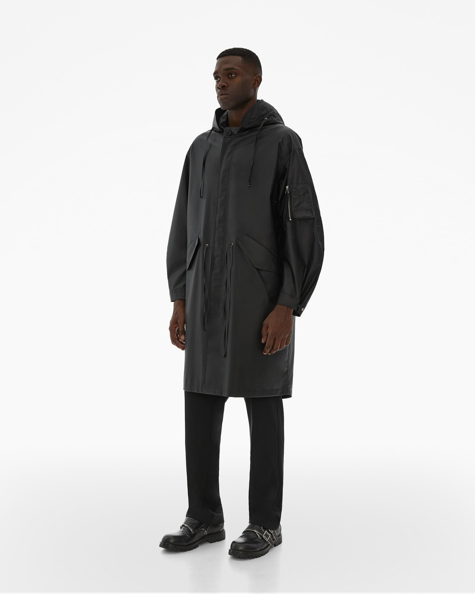 RUBBER LOGO PARKA - 8