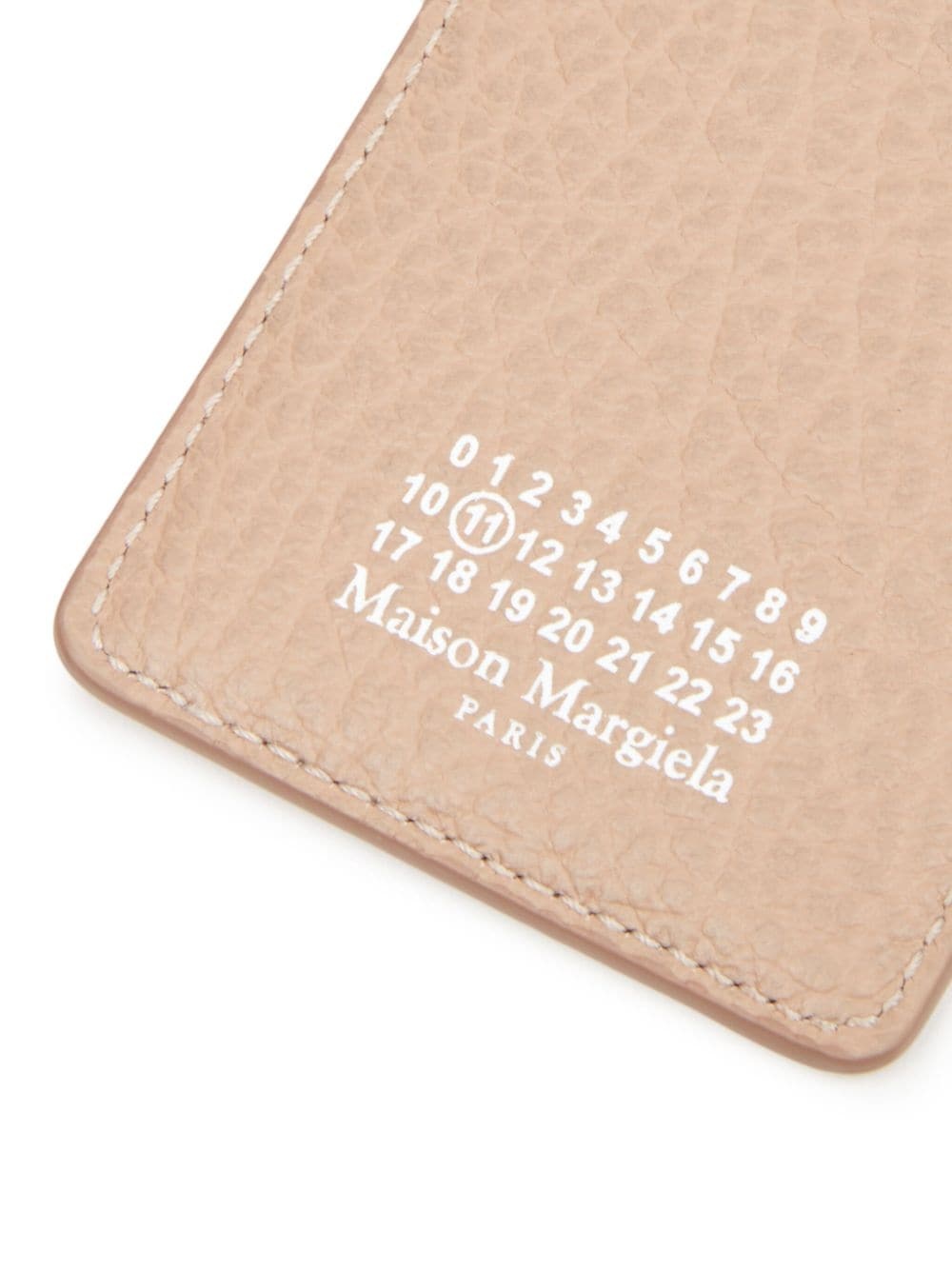 four-stitch leather cardholder - 4