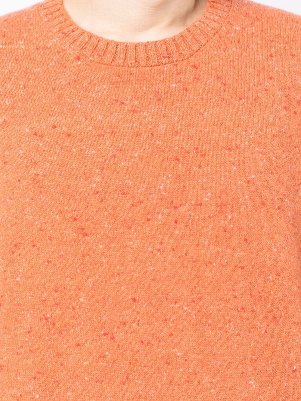 marl knit crew-neck jumper - 5