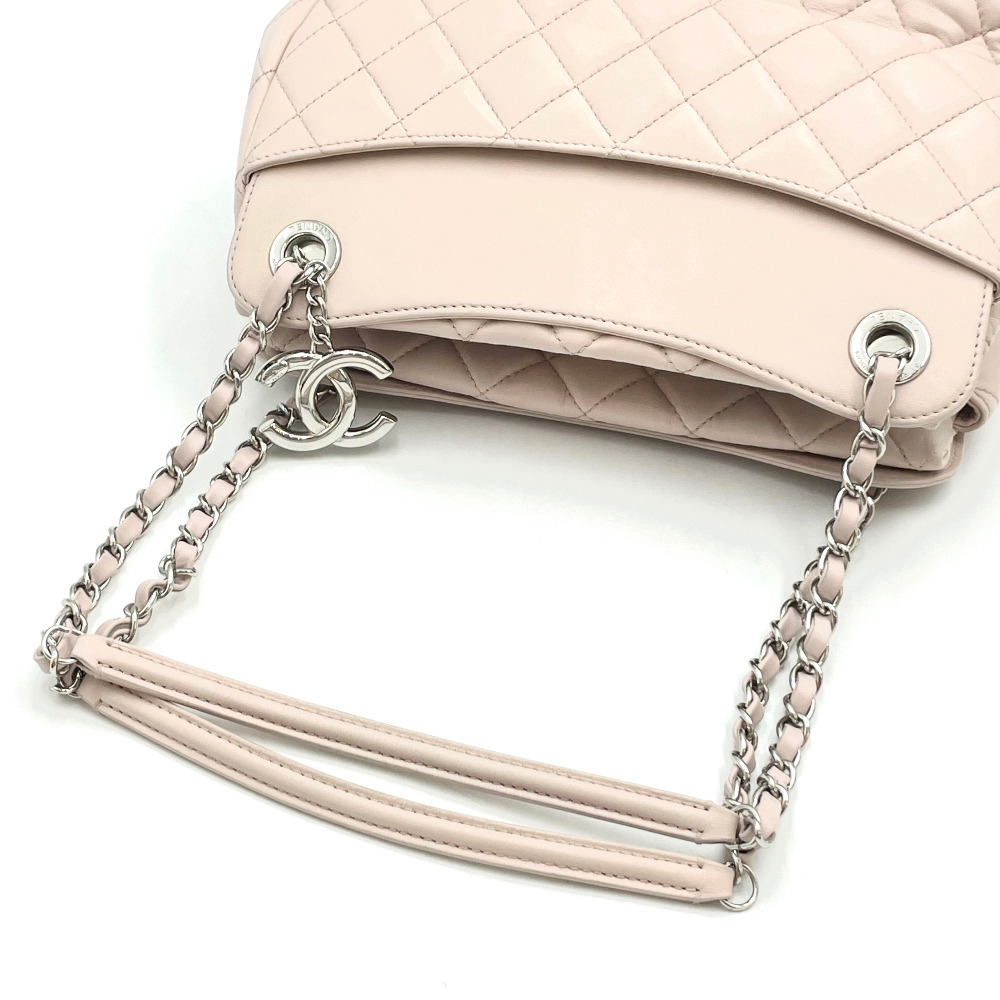 Chanel No. 20 Baby Pink Lambskin Chain Shoulder Bag - 7