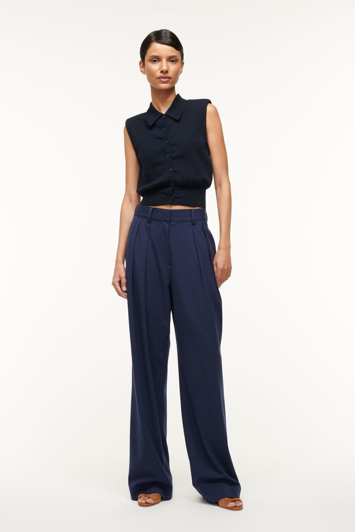 STAUD LUISA PANT NAVY - 3