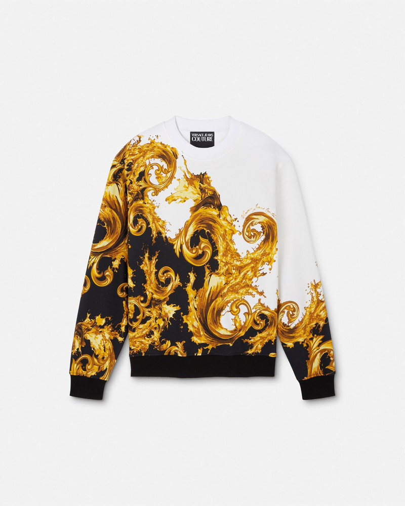 Printed Cotton-Jersey Sweatshirt 1
