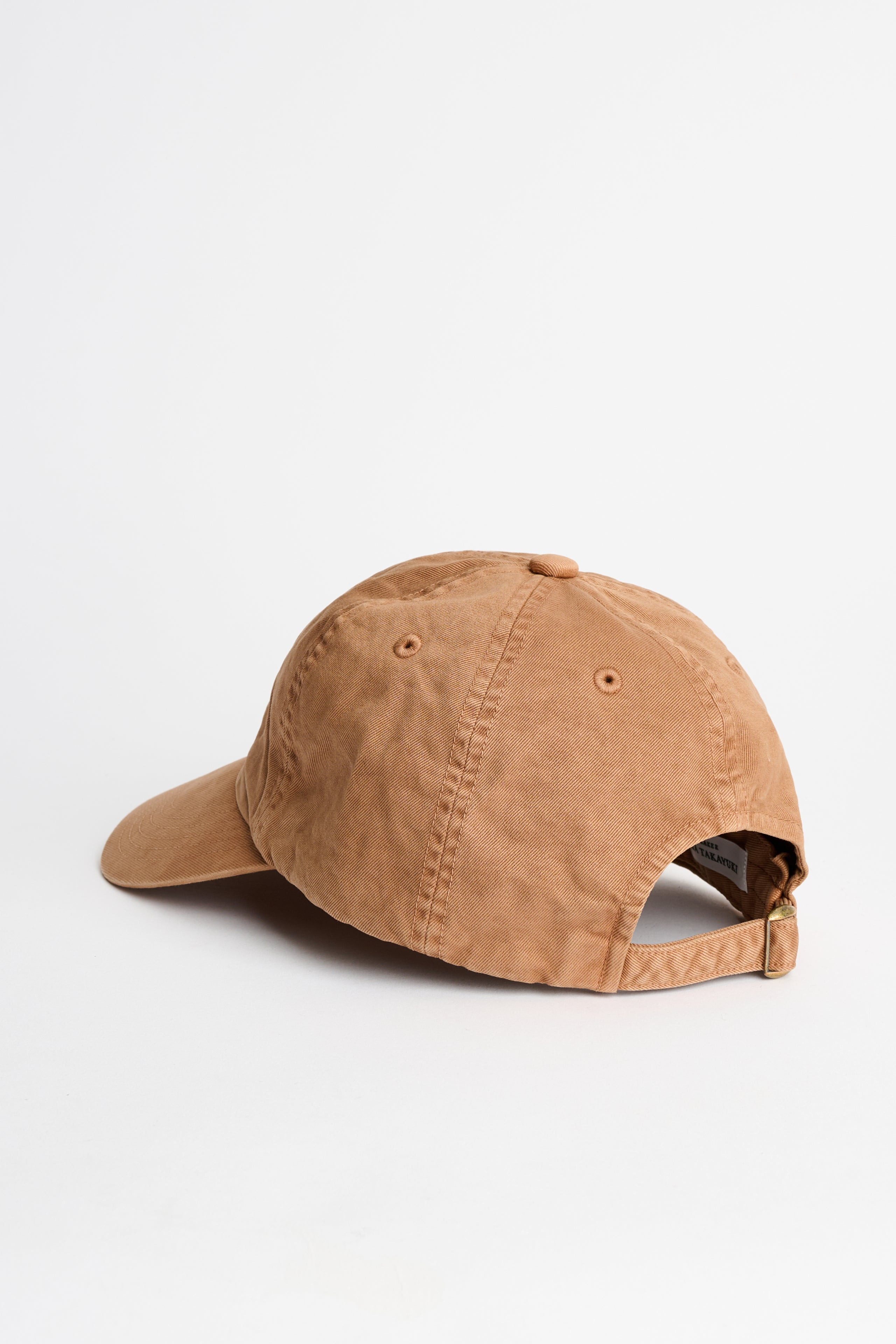 AURALEE PRODUCT DYED FINX CHINO CAP MADE BY KIJIMATAKAYUKI LIGHT BROWN - 2
