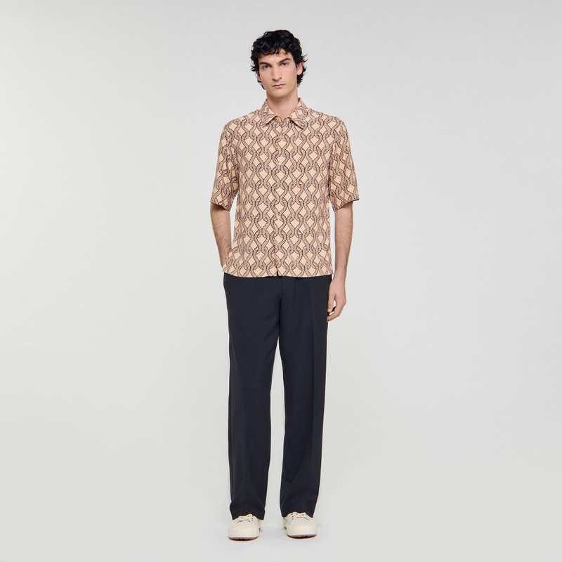 Sandro LOOSE-FIT ROPE PRINT SHIRT outlook